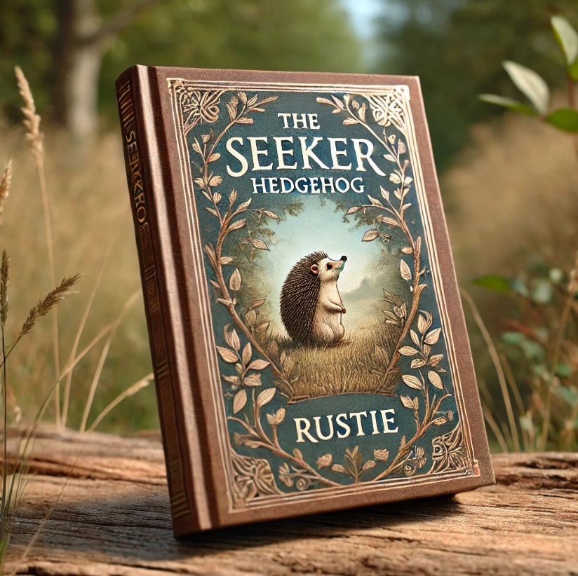a.Rustie the hedgehog PAPER BACK short children's story about a hedgehog and his special talent for finding moles alive