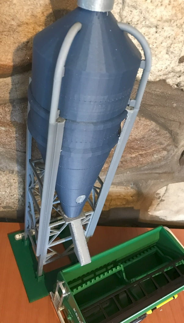 Farm yard toy bulk bin BLUE - supplied with your requested name plate 1/32 scale