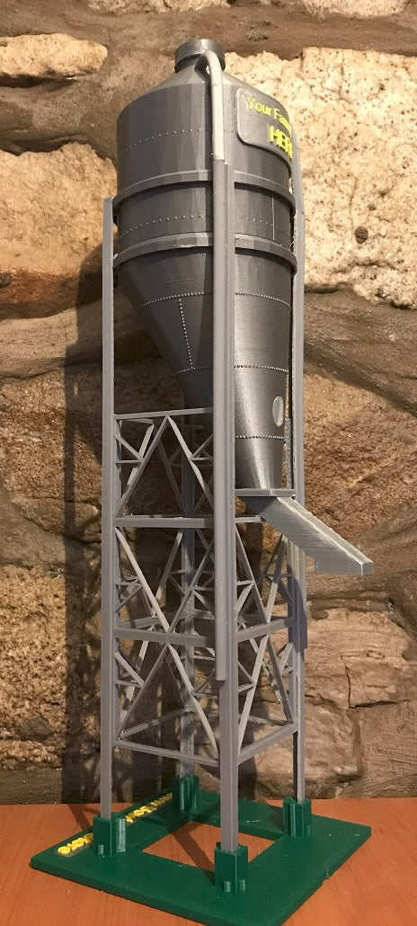 Farm yard toy bulk bin SILVER - supplied with your requested name plate 1/32 scale