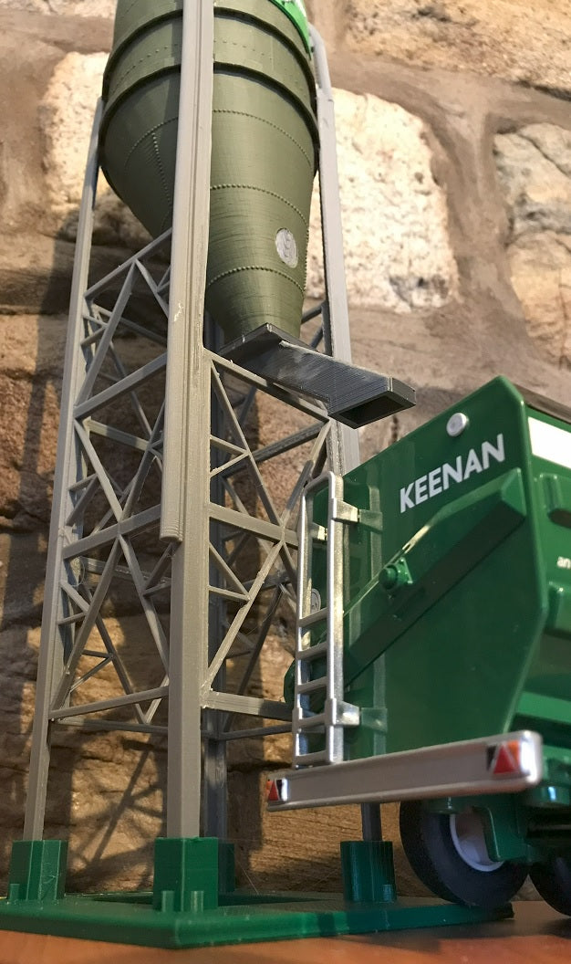 Farm yard toy bulk bin GREEN - supplied with your requested name plate 1/32 scale