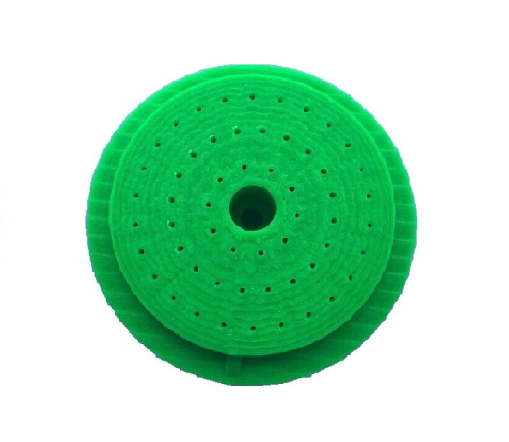 Green Spring March to May Rada Exposed Shower Head 1 Unit designed to drain dry when not in use copper backed and sleeved to aid in the suppression and control of Legionella bacteria