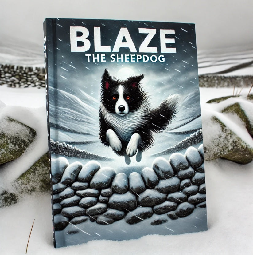 a.Blaze the sheepdog e-book short children's story The incredible story of Blaze from an abandoned pup to a hero