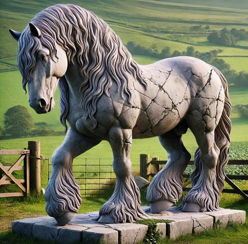 a.Stableford Boy PAPER BACK back short children's story about a shire horse caught in a desperate struggle to be free