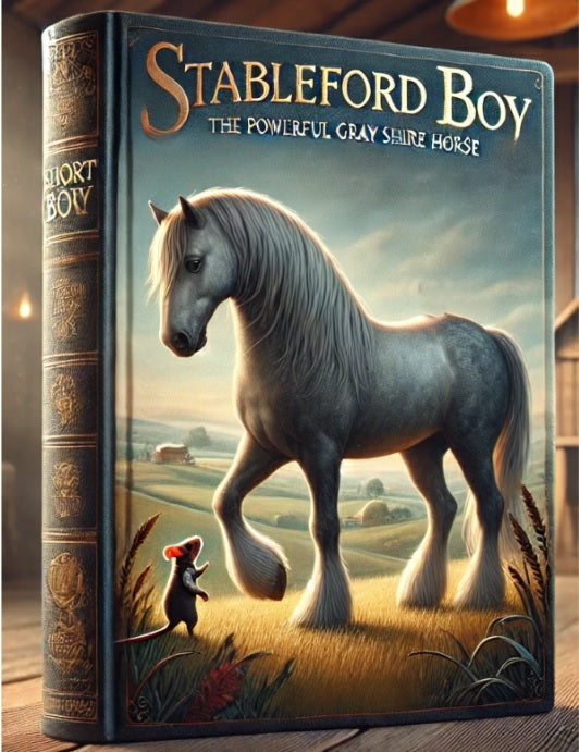 a.Stableford Boy PAPER BACK back short children's story about a shire horse caught in a desperate struggle to be free