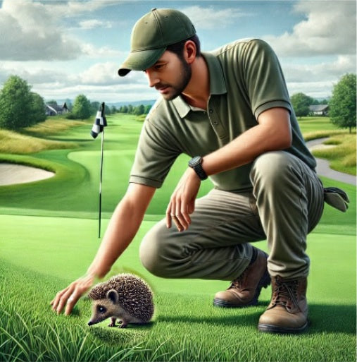 a.Rustie the hedgehog PAPER BACK short children's story about a hedgehog and his special talent for finding moles alive