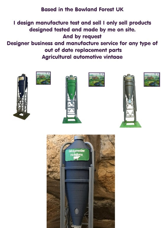 Farm yard toy bulk bin GREEN - supplied with your requested name plate 1/32 scale