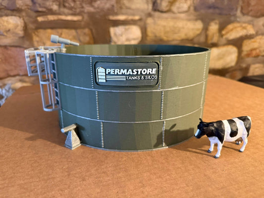 a1.Farm yard toy  SLURRY STORE   GREEN - supplied with or without  your requested name plate 1/32 scale