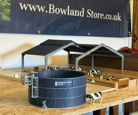 a1.Farm yard toy  SLURRY STORE BLUE - supplied with or without  your requested name plate 1/32 scale