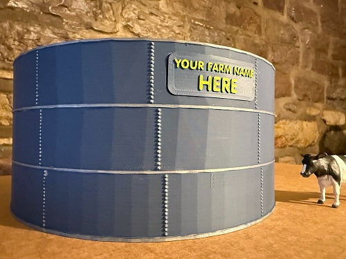 a1.Farm yard toy  SLURRY STORE   - supplied with your requested name plate 1/32 scale