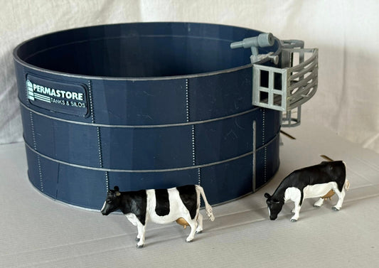 a1.Farm yard toy  SLURRY STORE BLUE - supplied with or without  your requested name plate 1/32 scale