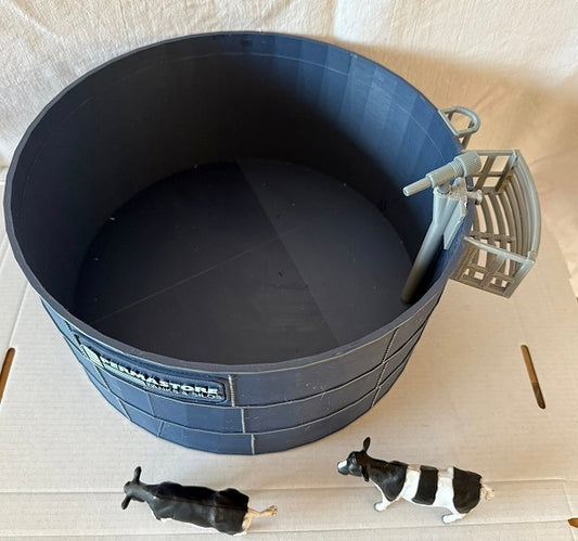 a1.Farm yard toy  SLURRY STORE BLUE - supplied with or without  your requested name plate 1/32 scale