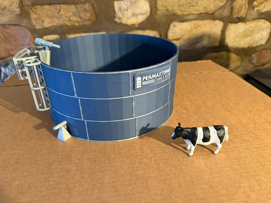 a1.Farm yard toy  SLURRY STORE BLUE - supplied with or without  your requested name plate 1/32 scale