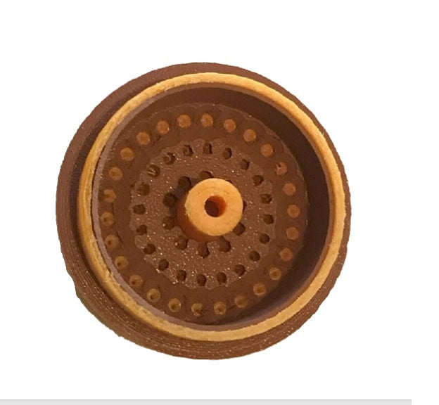 Orange Autumn Sept to Dec  Rada Exposed Shower Head 1 unit designed to drain dry when not in use copper backed and sleeved to aid in the suppression and control  of Legionella bacteria